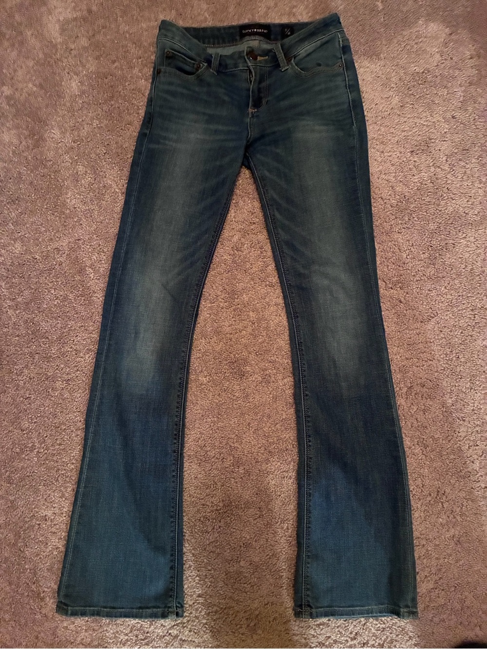 Lucky Brand Women's Bootcut Jeans in Dark Indigo